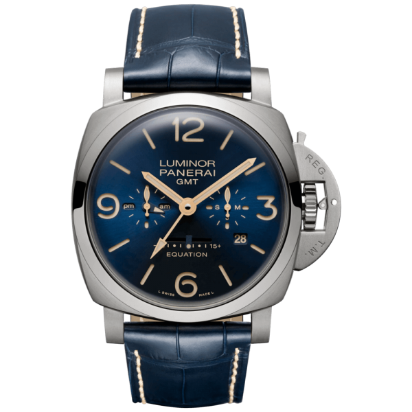 Luminor, 8 days, Equation of Time, Titanium, blue dial - 47mm