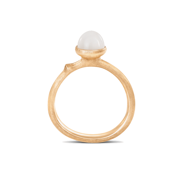 Ring Lotus Größe 0 - Tiny - 18 Karat Gelbgold