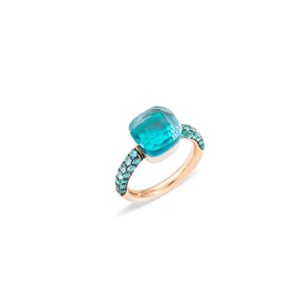 Ring Nudo Deep Blue