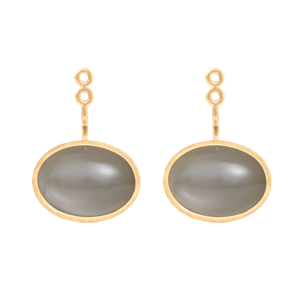 Anhänger für Ohrring Lotus PAIR 18 Karat Gelbgold