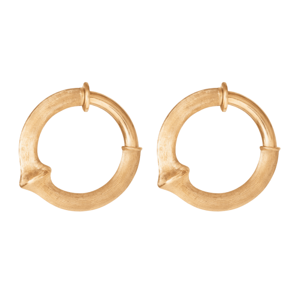 Nature klein creol 18 Karat Gelbgold