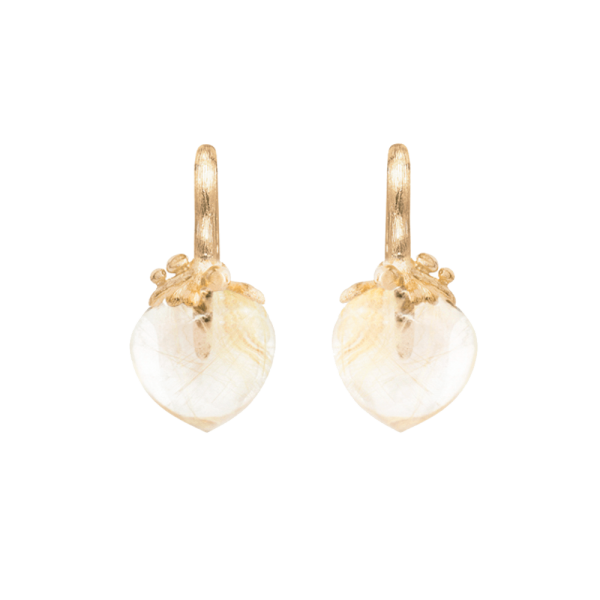 Ohrringe Filigree large Dew Drops 18 Karat Gelbgold