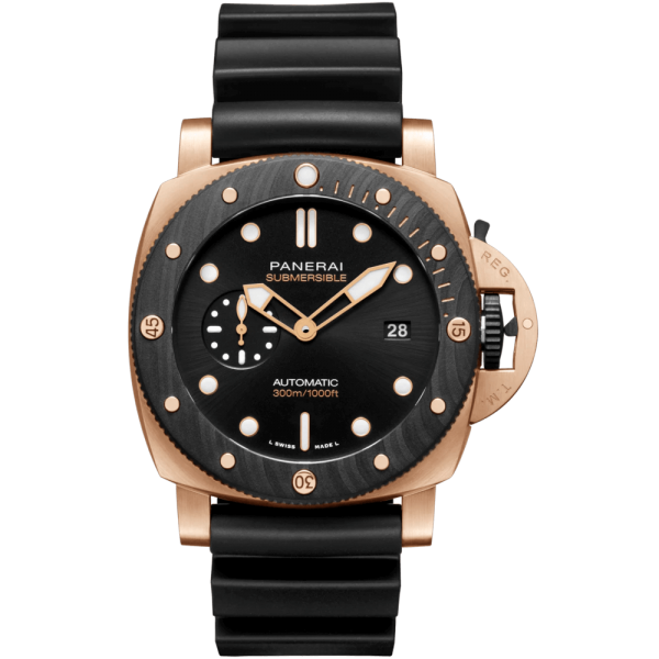 Submersible, 3 days, Automatic, carbotech bezel, Goldtech - 44