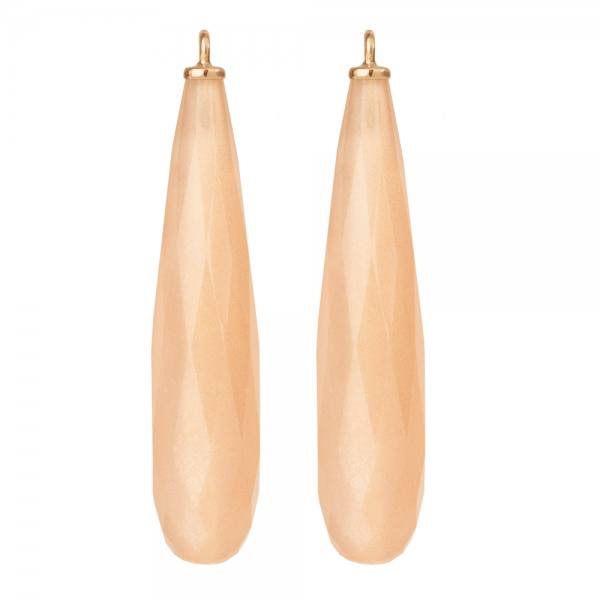 Anhänger hook 18 Karat Gelbgold mit Blush