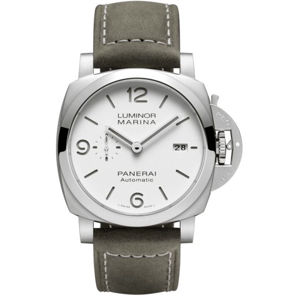 Luminor Marina, 3 days, Automatic, Steel, white dial - 44mm