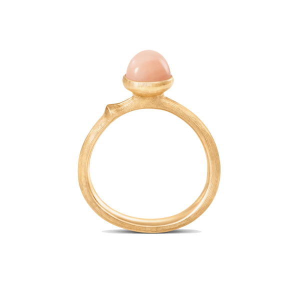 Ring Lotus Größe 0 - Tiny - 18 Karat Gelbgold