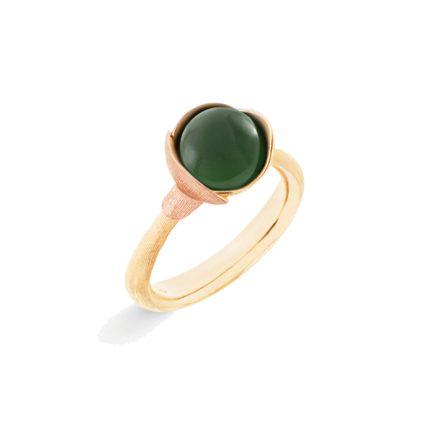 Ring Lotus Größe 1 - 18 Karat Gelbgold - Blätter