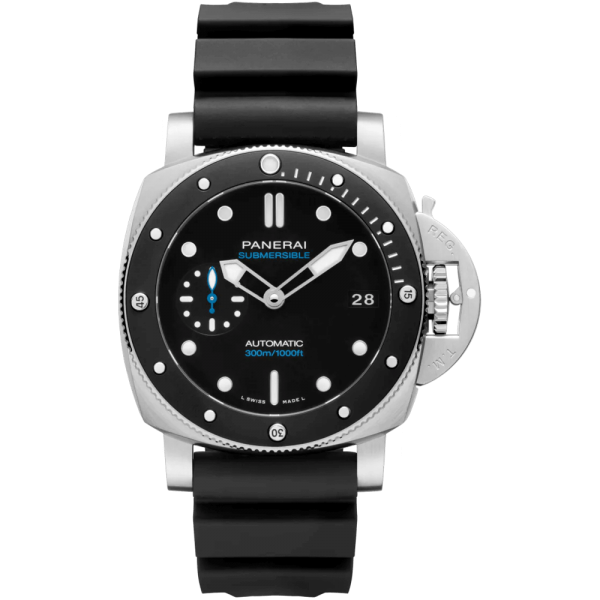 Submersible, 3 days, Automatic, black ceramic bezel, steel - 42mm