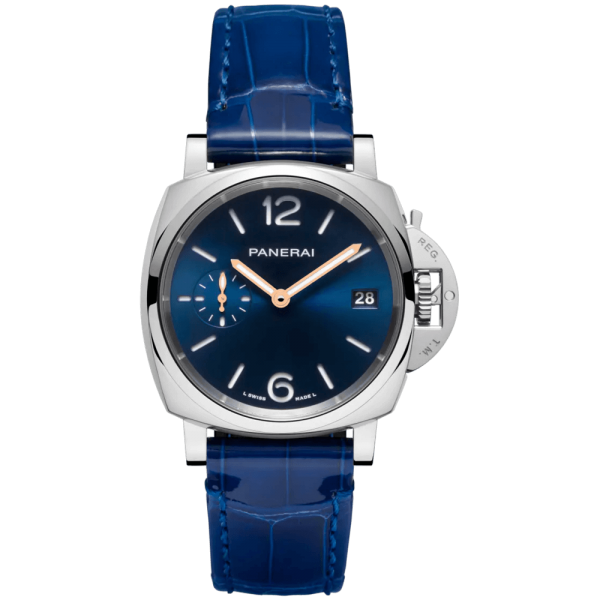 Luminor Due, 3 days, Automatic, steel, blue dial - 38mm