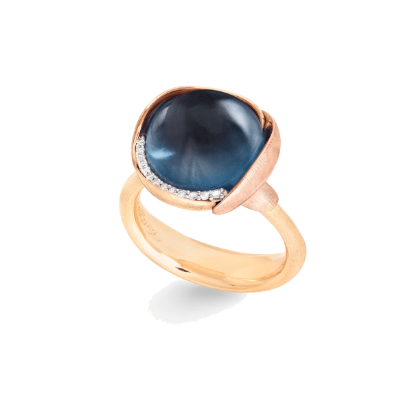 Ring Lotus Größe 3 - 18 Karat Gelbgold - Blätter