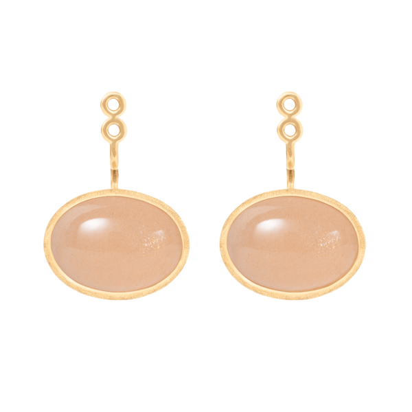 Anhänger für Ohrring Lotus PAIR 18 Karat Gelbgold