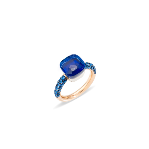 Ring Nudo Deep Blue