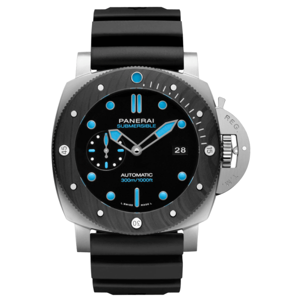 Submersible, 3 days, Automatic, BMG-TECH, Carbotech bezel - 47mm