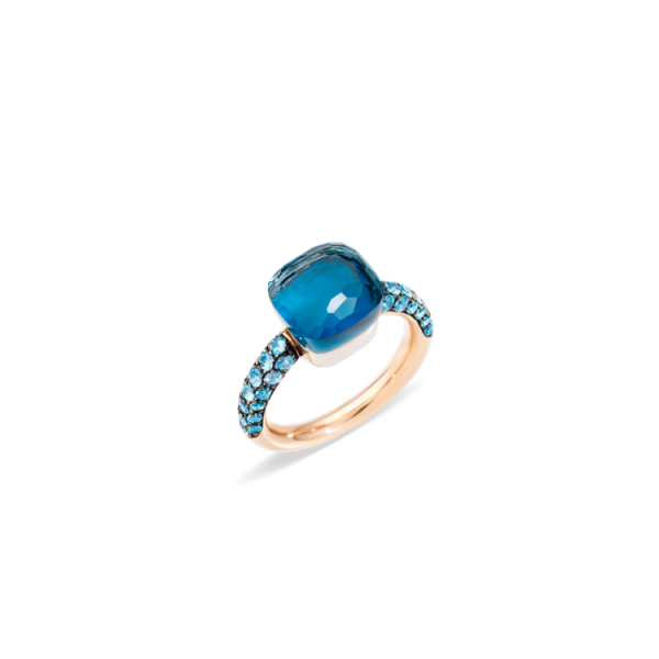 Ring Nudo Deep Blue